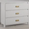 Monarch Hill Haven Dove Gray 3-Drawer Dresser -Furniture Specialty Shop 810538227 1