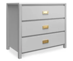 Monarch Hill Haven Dove Gray 3-Drawer Dresser -Furniture Specialty Shop 810538227 4