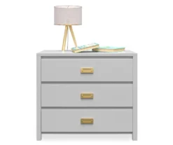 Monarch Hill Haven Dove Gray 3-Drawer Dresser -Furniture Specialty Shop 810538227 5
