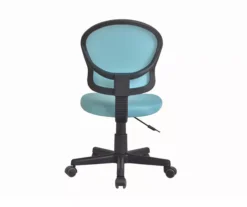 Teal Mesh Office Chair -Furniture Specialty Shop 810538337 5 1