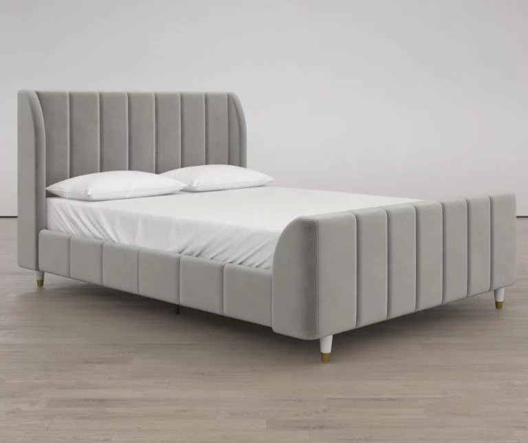 Little Seeds Valentina Velvet Full Bed 5 Little Seeds Valentina Velvet Full Bed - Image 3