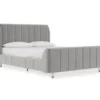 Little Seeds Valentina Velvet Full Bed -Furniture Specialty Shop 810538403 2
