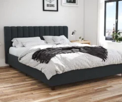 Novogratz Brittany Upholstered Linen Queen Bed -Furniture Specialty Shop 810538411 1