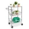 Chrome 3-Shelf Storage Cart 1 Chrome 3-Shelf Storage Cart -Furniture Specialty Shop 810539919 1