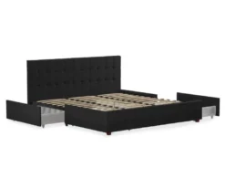 CosmoLiving Elizabeth Velvet Storage Bed -Furniture Specialty Shop 810540948 4