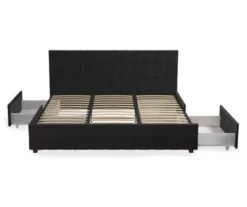 CosmoLiving Elizabeth Velvet Storage Bed -Furniture Specialty Shop 810540948 6