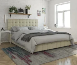 CosmoLiving Elizabeth Velvet Storage Bed -Furniture Specialty Shop 810540949 3