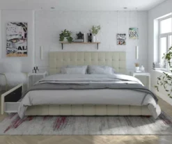 CosmoLiving Elizabeth Velvet Storage Bed -Furniture Specialty Shop 810540950 1