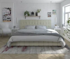 CosmoLiving Elizabeth Velvet Storage Bed -Furniture Specialty Shop 810540950 2