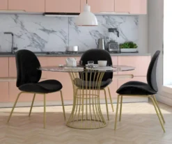 CosmoLiving Astor Velvet Dining Chair -Furniture Specialty Shop 810540993 2