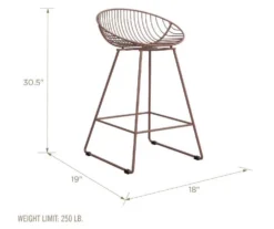 CosmoLiving Ellis Wire Counter Stool -Furniture Specialty Shop 810541011 3