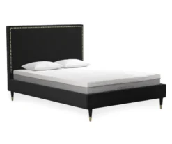 CosmoLiving Audrey Velvet King Bed
