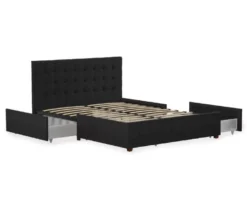CosmoLiving Elizabeth Velvet Storage Bed -Furniture Specialty Shop 810541061 4