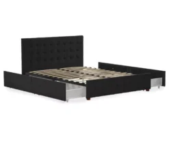 CosmoLiving Elizabeth Velvet Storage Bed -Furniture Specialty Shop 810541061 5