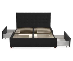 CosmoLiving Elizabeth Velvet Storage Bed -Furniture Specialty Shop 810541061 6