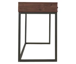 Horatio Brown & Gunmetal Wood Desk -Furniture Specialty Shop 810542288 6