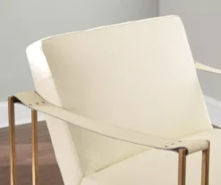 Kleemore Ostrich Embossed Leather Accent Chair 12 Kleemore Ostrich Embossed Leather Accent Chair -Furniture Specialty Shop 810542293 4