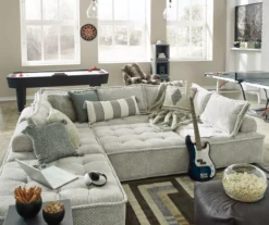 Bales Checkered Taupe Upholstered Accent Chair -Furniture Specialty Shop 810542299 11