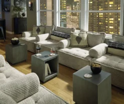 Bales Checkered Taupe Upholstered Accent Chair -Furniture Specialty Shop 810542299 16