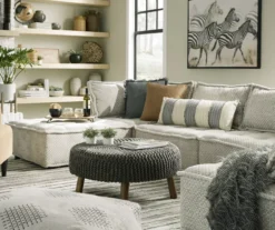 Bales Checkered Taupe Upholstered Accent Chair -Furniture Specialty Shop 810542299 8