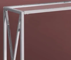 Monarch Glass & Metal Accent Table -Furniture Specialty Shop 810542386 3