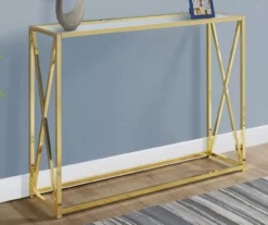 Monarch Glass & Metal Accent Table -Furniture Specialty Shop 810542389 1