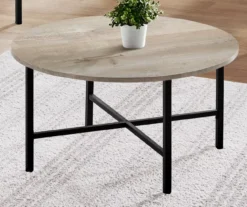 Monarch Round 3-Piece Occasional Table Set -Furniture Specialty Shop 810542424 3