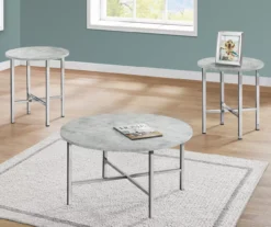 Monarch Round 3-Piece Occasional Table Set -Furniture Specialty Shop 810542427 1