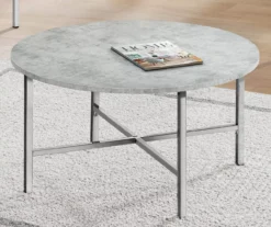 Monarch Round 3-Piece Occasional Table Set -Furniture Specialty Shop 810542427 3