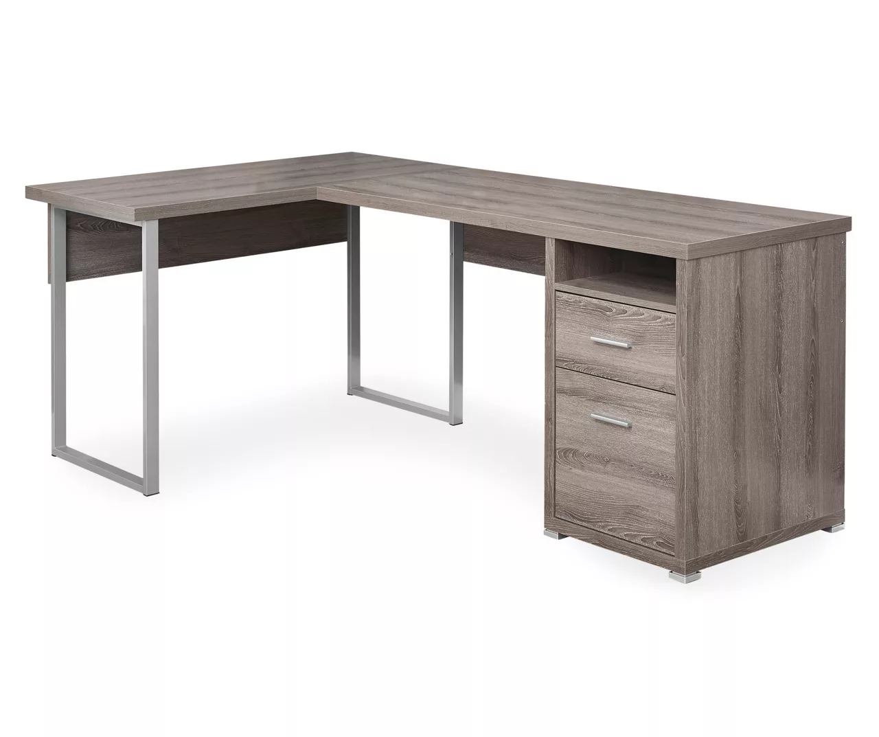 Monarch Metal 2-Drawer L-Shaped Computer Desk 7 Monarch Metal 2-Drawer L-Shaped Computer Desk - Image 5