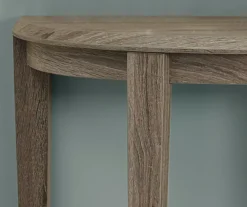 Monarch 2-Tier Half Moon Console Table -Furniture Specialty Shop 810542433 3 1
