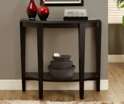 Monarch 2-Tier Half Moon Console Table -Furniture Specialty Shop 810542435 1 1