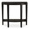 Espresso 2-Tier Half Moon Console Table 1 Espresso 2-Tier Half Moon Console Table -Furniture Specialty Shop 810542435 2