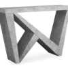 Gray Asymmetrical Console Table -Furniture Specialty Shop 810542440 2