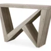Dark Taupe Asymmetrical Console Table 1 Dark Taupe Asymmetrical Console Table -Furniture Specialty Shop 810542441 2