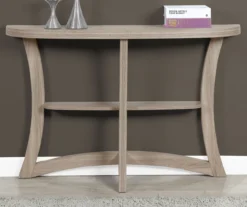 Dark Taupe Hall Console Table