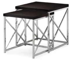 Monarch 2-Piece Nesting Accent Table Set 36 Monarch 2-Piece Nesting Accent Table Set -Furniture Specialty Shop 810542484 2