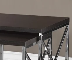 Monarch 2-Piece Nesting Accent Table Set 37 Monarch 2-Piece Nesting Accent Table Set -Furniture Specialty Shop 810542484 3