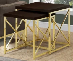 Monarch 2-Piece Nesting Accent Table Set 24 Monarch 2-Piece Nesting Accent Table Set -Furniture Specialty Shop 810542486 1