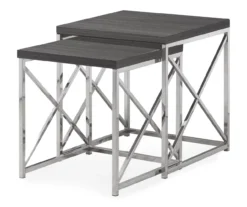 Monarch 2-Piece Nesting Accent Table Set 27 Monarch 2-Piece Nesting Accent Table Set -Furniture Specialty Shop 810542487 2