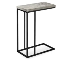 Monarch Reclaimed Wood Look C Side Table -Furniture Specialty Shop 810542490 2