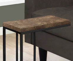 Monarch Reclaimed Wood Look C Side Table -Furniture Specialty Shop 810542491 3