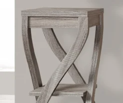 Monarch 3-Tier Twisted Leg Side Table 24 Monarch 3-Tier Twisted Leg Side Table -Furniture Specialty Shop 810542508 3