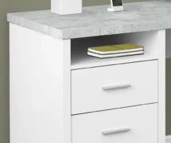 Monarch Metal 2-Drawer L-Shaped Computer Desk 31 Monarch Metal 2-Drawer L-Shaped Computer Desk -Furniture Specialty Shop 810542513 3