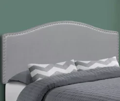 Monarch Faux Leather Button Tufted Headboard 26 Monarch Faux Leather Button Tufted Headboard -Furniture Specialty Shop 810542520 1