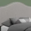 Monarch Linen Nailhead Trim Headboard -Furniture Specialty Shop 810542523 1