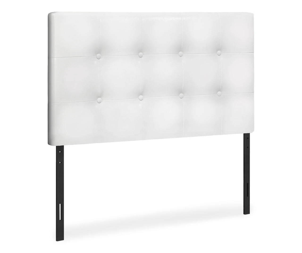 Monarch Faux Leather Button Tufted Headboard 12 Monarch Faux Leather Button Tufted Headboard - Image 10