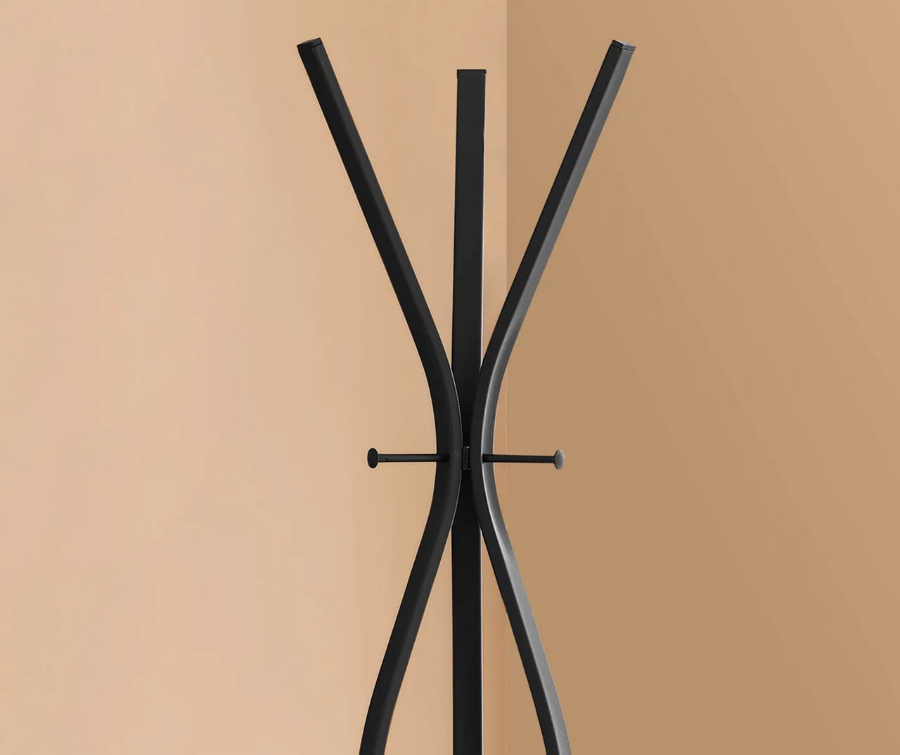 Monarch 3-Hook Wave Shaped Contemporary Coat Rack 17 Monarch 3-Hook Wave Shaped Contemporary Coat Rack - Image 15