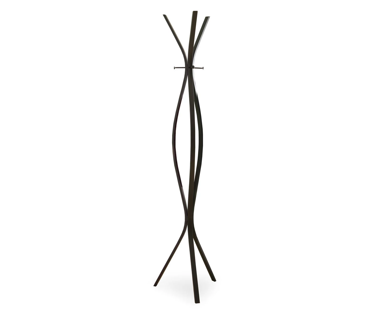 Monarch 3-Hook Wave Shaped Contemporary Coat Rack 10 Monarch 3-Hook Wave Shaped Contemporary Coat Rack - Image 8