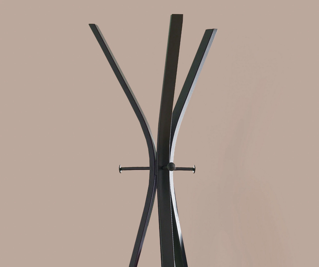 Monarch 3-Hook Wave Shaped Contemporary Coat Rack 11 Monarch 3-Hook Wave Shaped Contemporary Coat Rack - Image 9